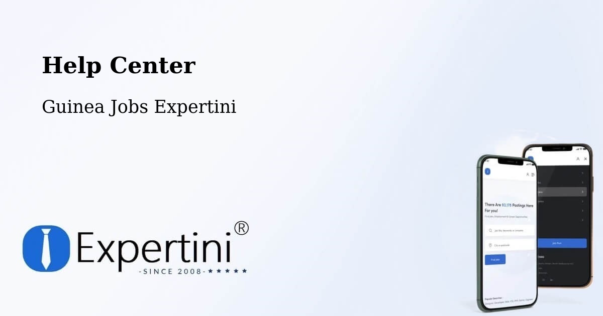 Help Center – Coyah - Guinea Jobs Expertini